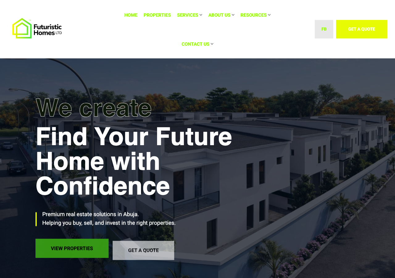 Futuristic Homes: Real Estate Storefront