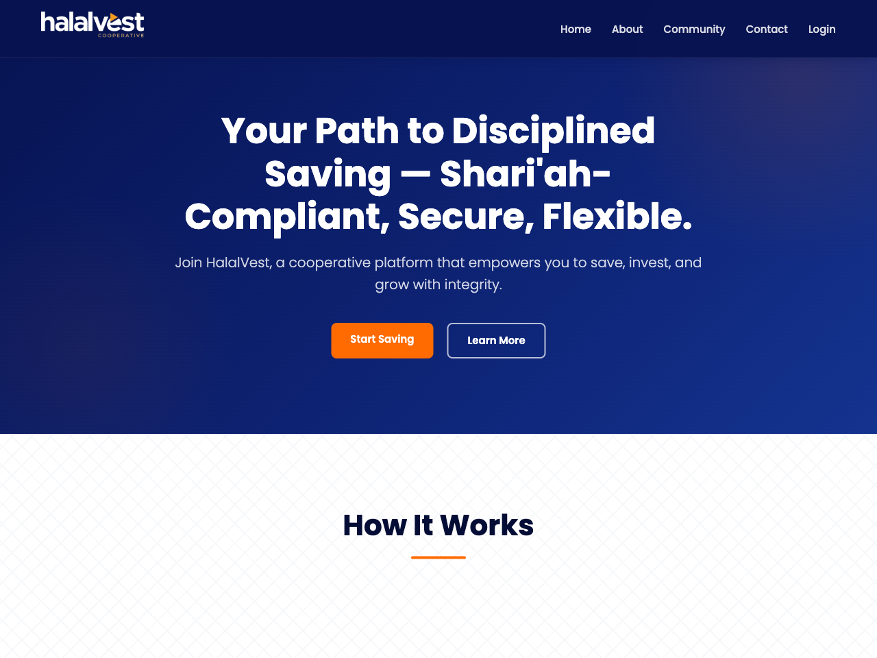 HalalVest: Shari'ah-Compliant Savings Cooperative