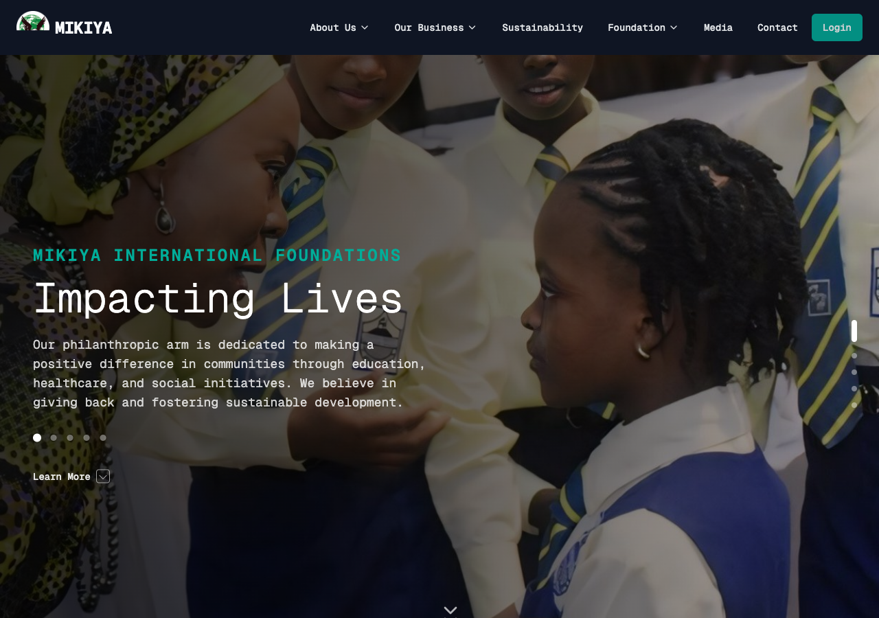Mikiya International: Corporate & Foundation Site