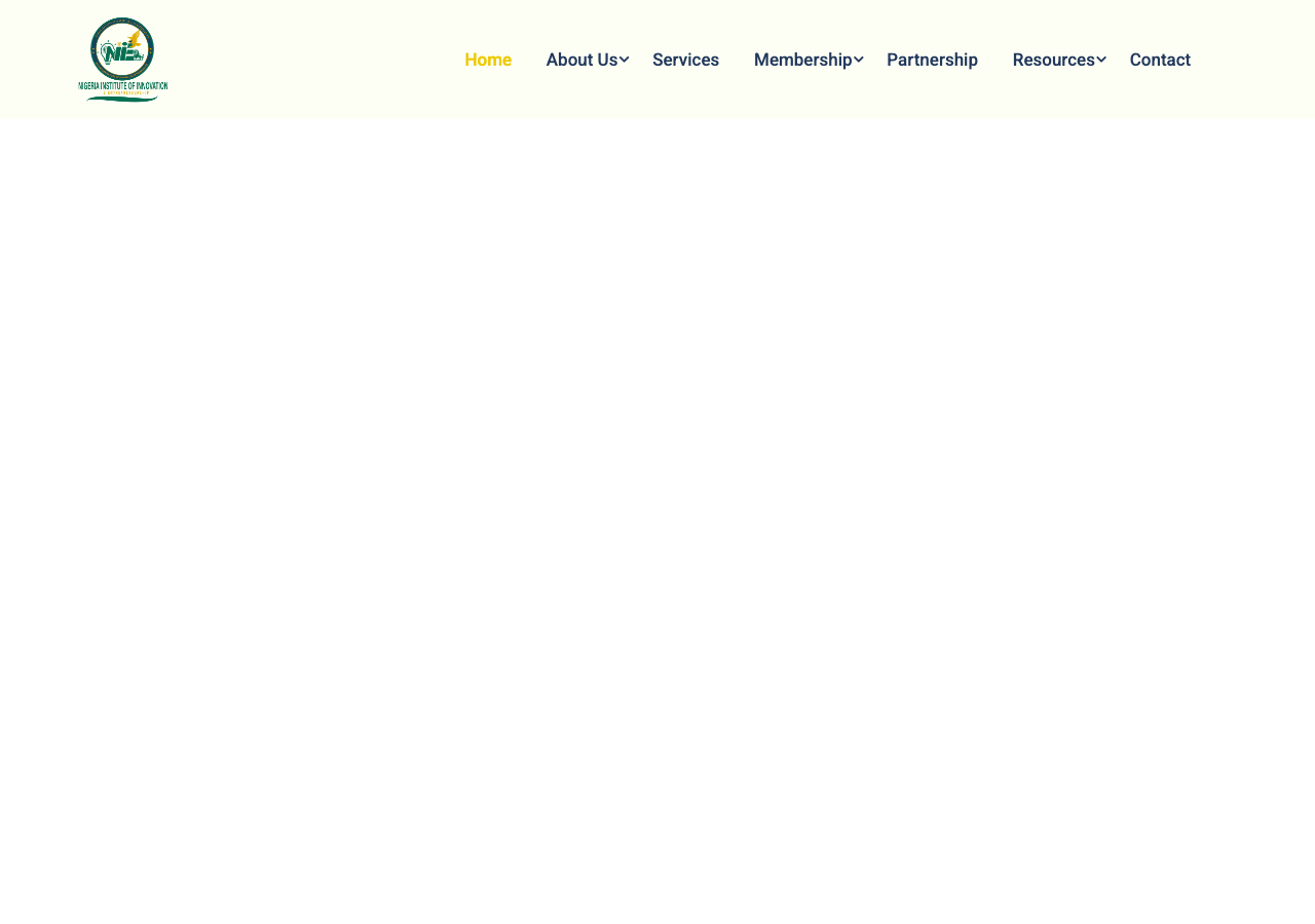 NIIE: Nigerian Institute of Innovation and Entrepreneurship