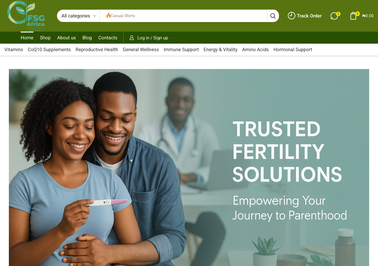 The Fertility Place: Health Supplements Storefront